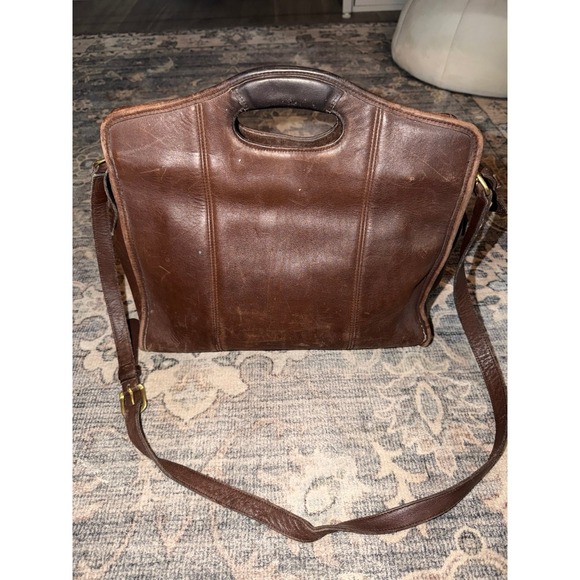 Coach Handbags - Rare Vintage Coach 9995 Brown Leather Shopper Handbag Tote Purse Crossbody
